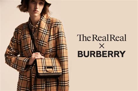 realreal's new partnership with burberry|What Is Really Driving The RealReal’s New Partnership With .